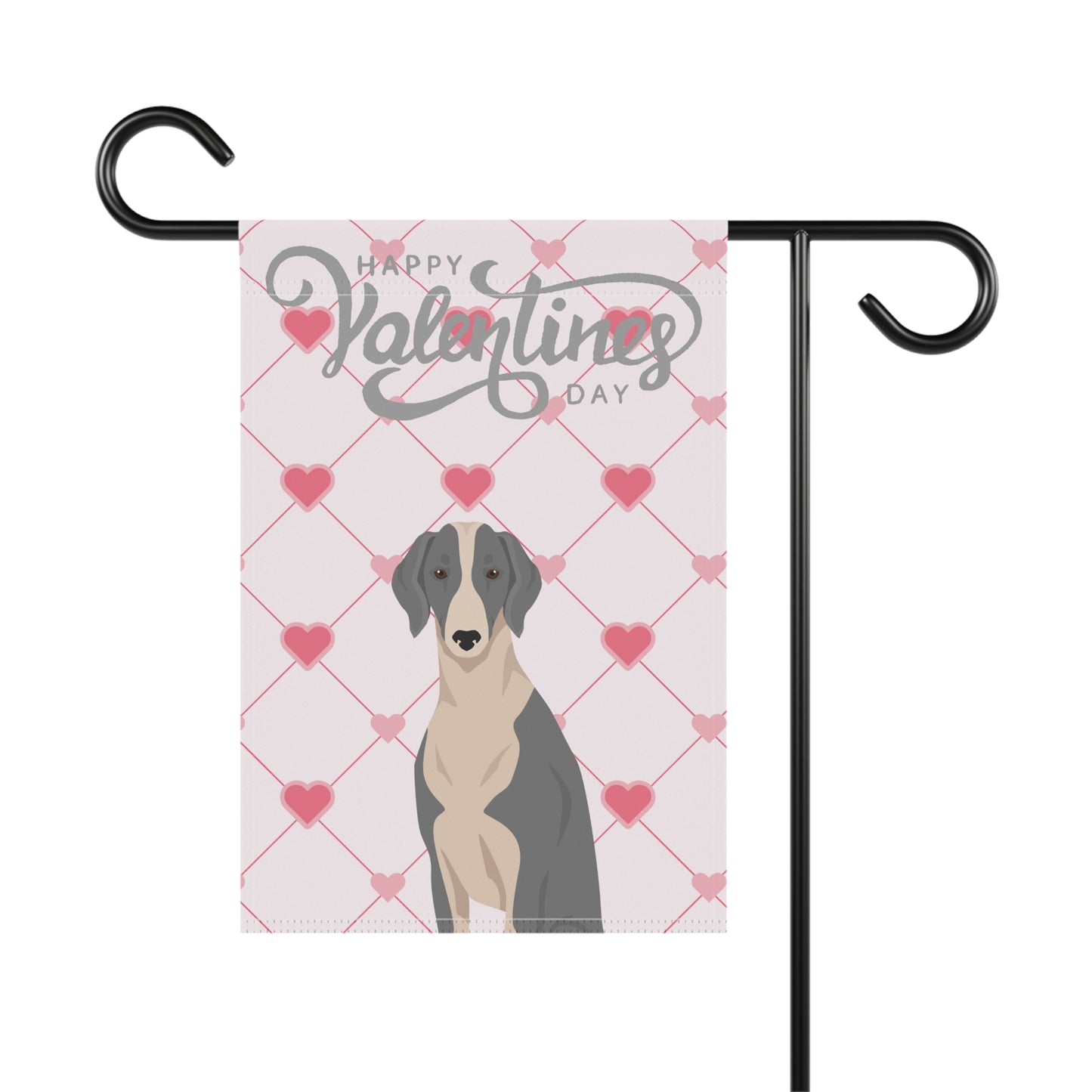 Chortai Dog Valentines Day Garden Flag