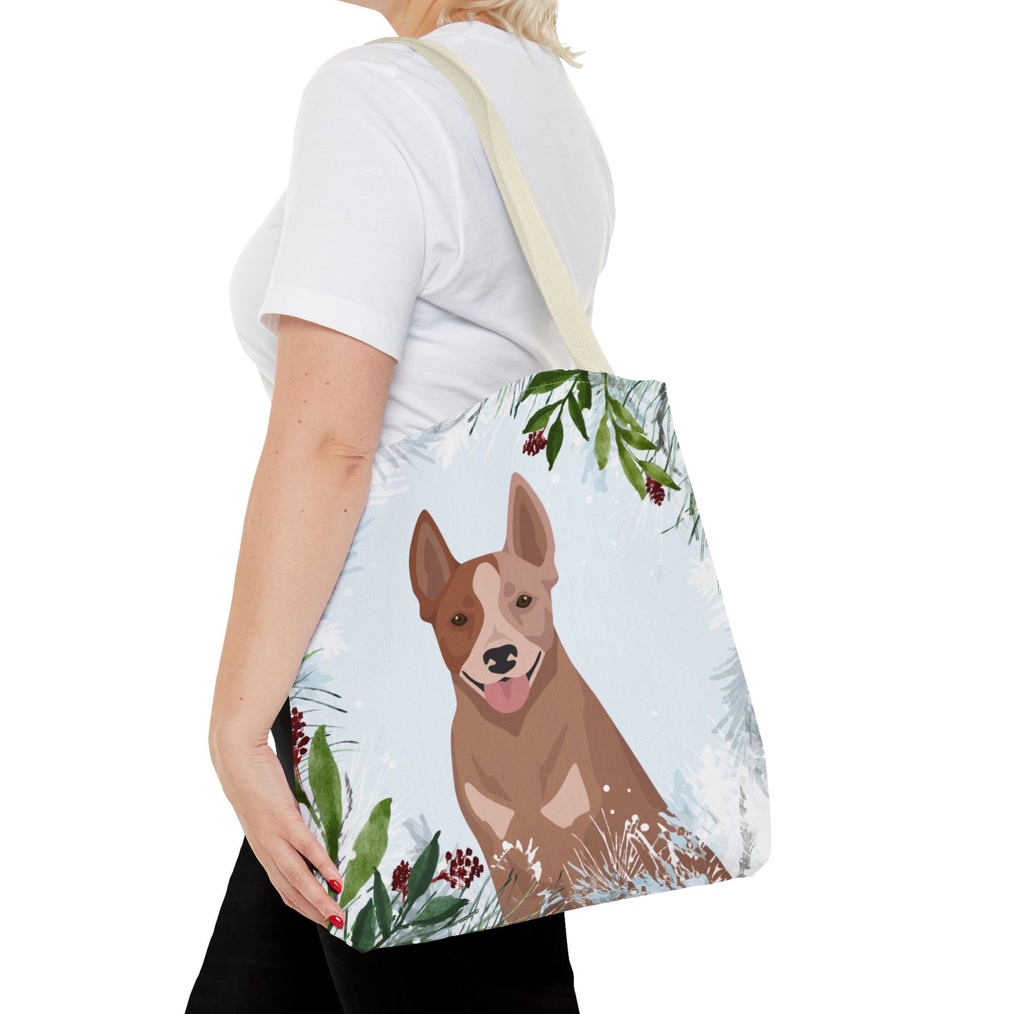 Australian Stumpy Tail Cattle Dog Dog Christmas Holiday Tote Bag 16x16