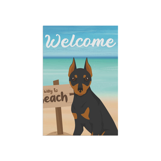Miniature Pinscher Dog Garden Flag