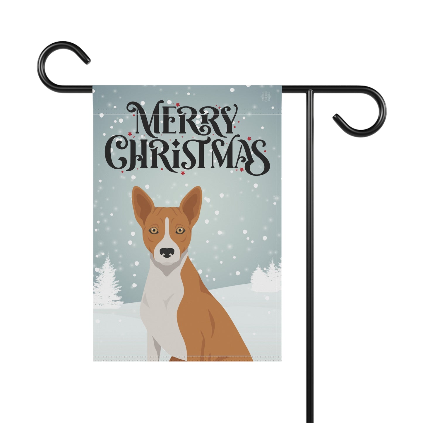 Basenji Dog Garden Flag