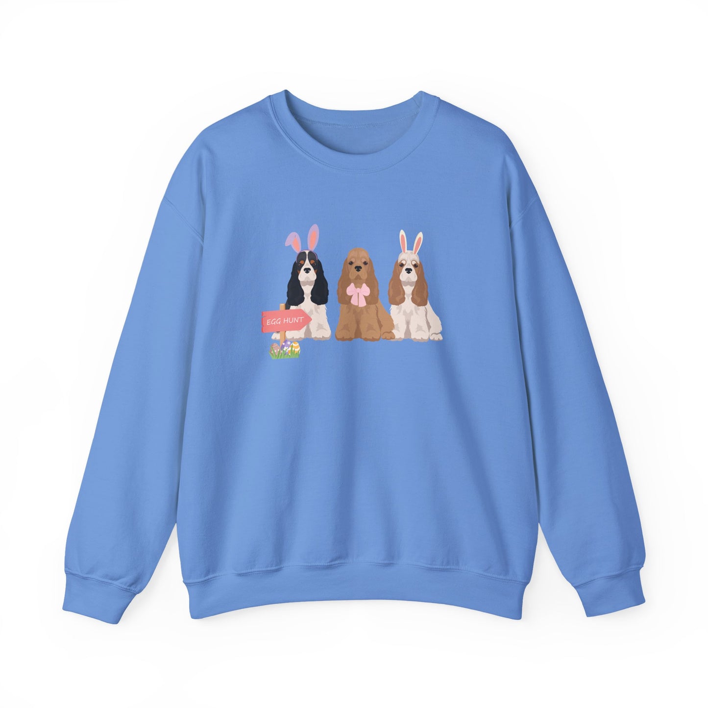 Cocker Spaniel Dog Easter Unisex Heavy Blend Crewneck Sweatshirt,easter, Cute Dog Mom Gift