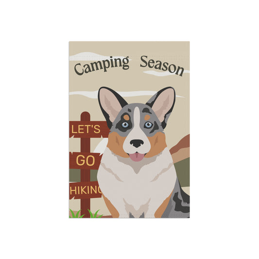 Cardigan Welsh Corgi Dog Camping Garden Flag