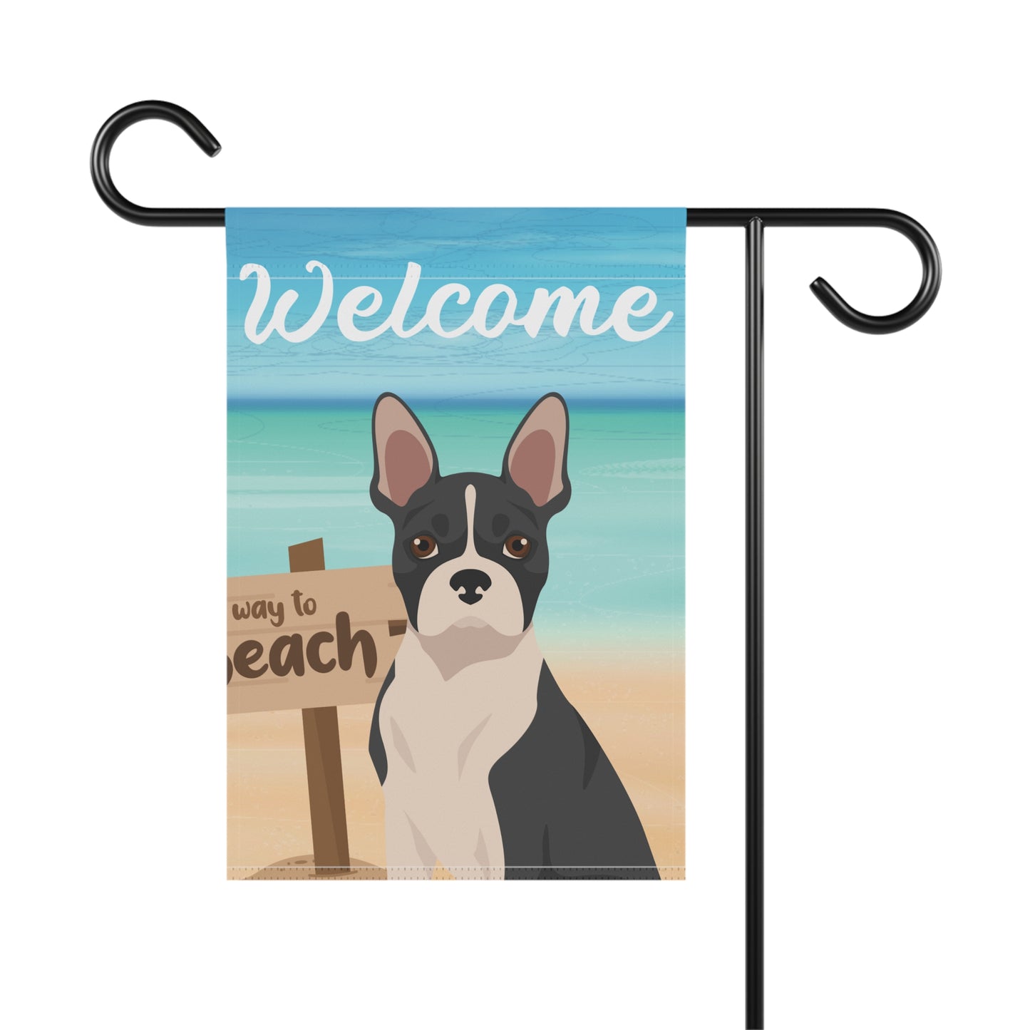 Boston Terrier Dog Garden Flag