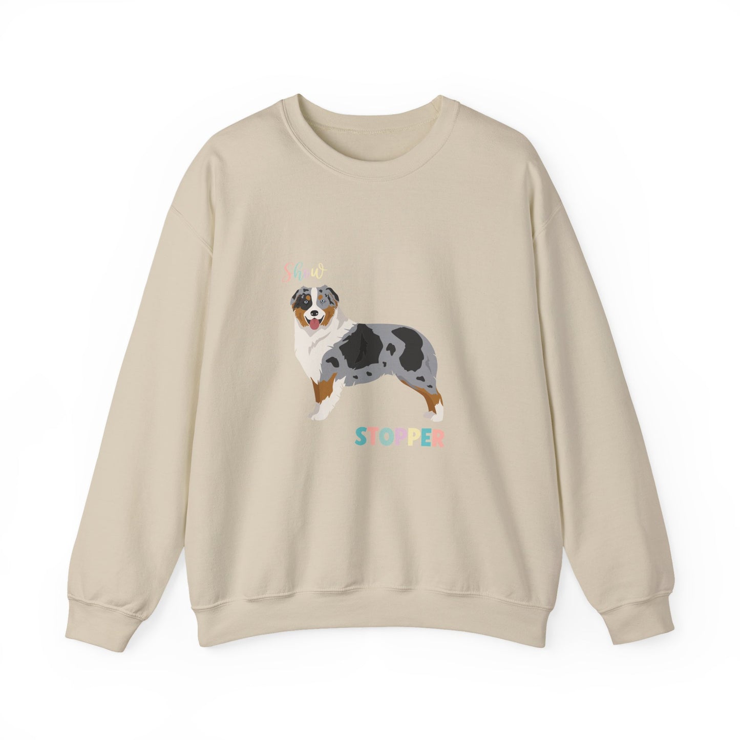 Australian Shepherd Dog Unisex Heavy Blend Crewneck Sweatshirt