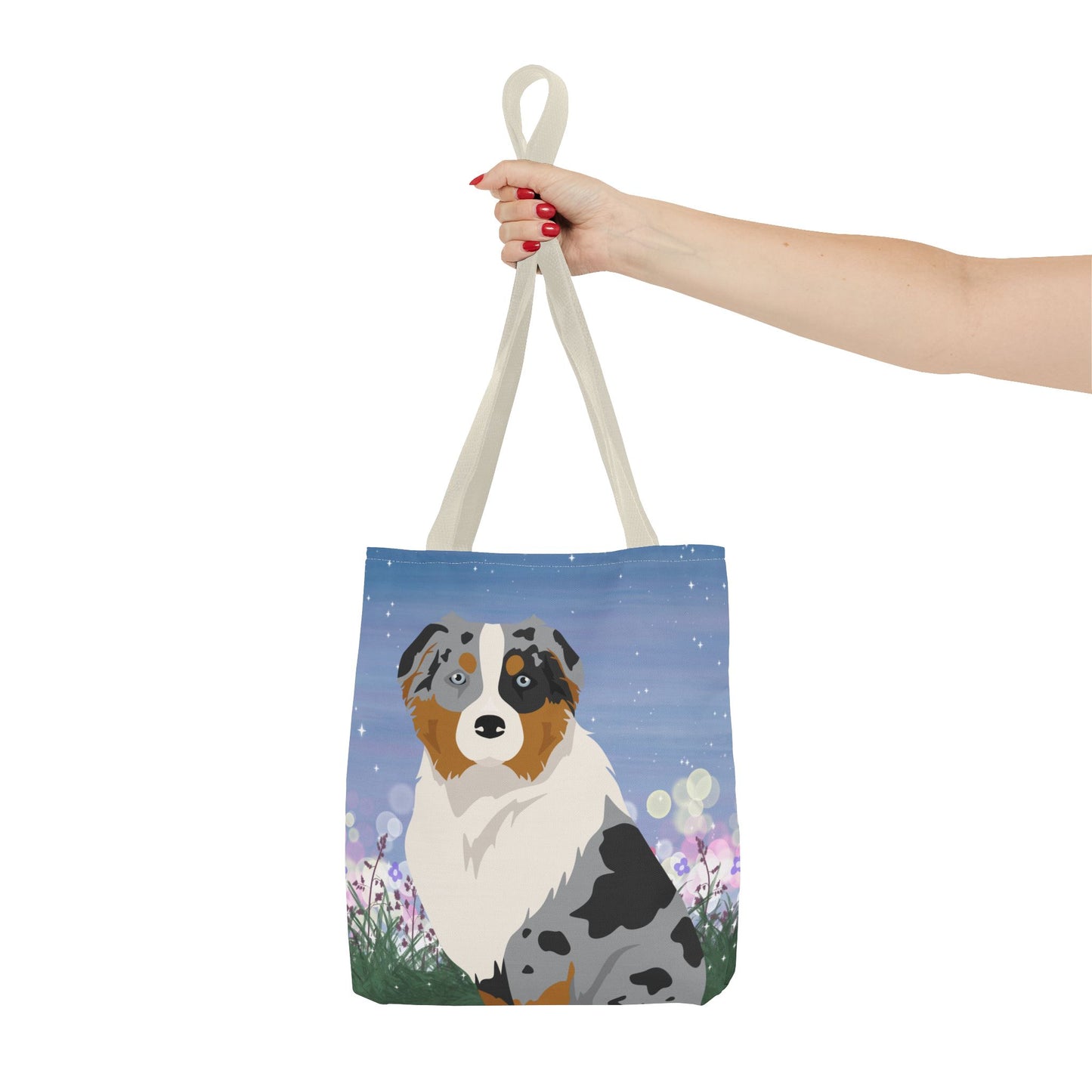 Australian Shepherd  Dog Tote Bag 13x13