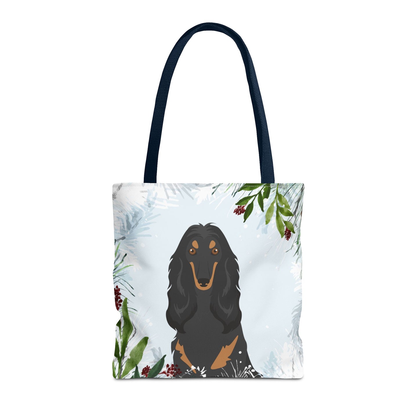 Afghan Hound Dog Christmas Holiday Tote Bag 16x16