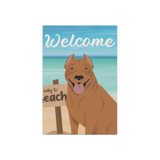 Pit Bull Dog Garden Flag