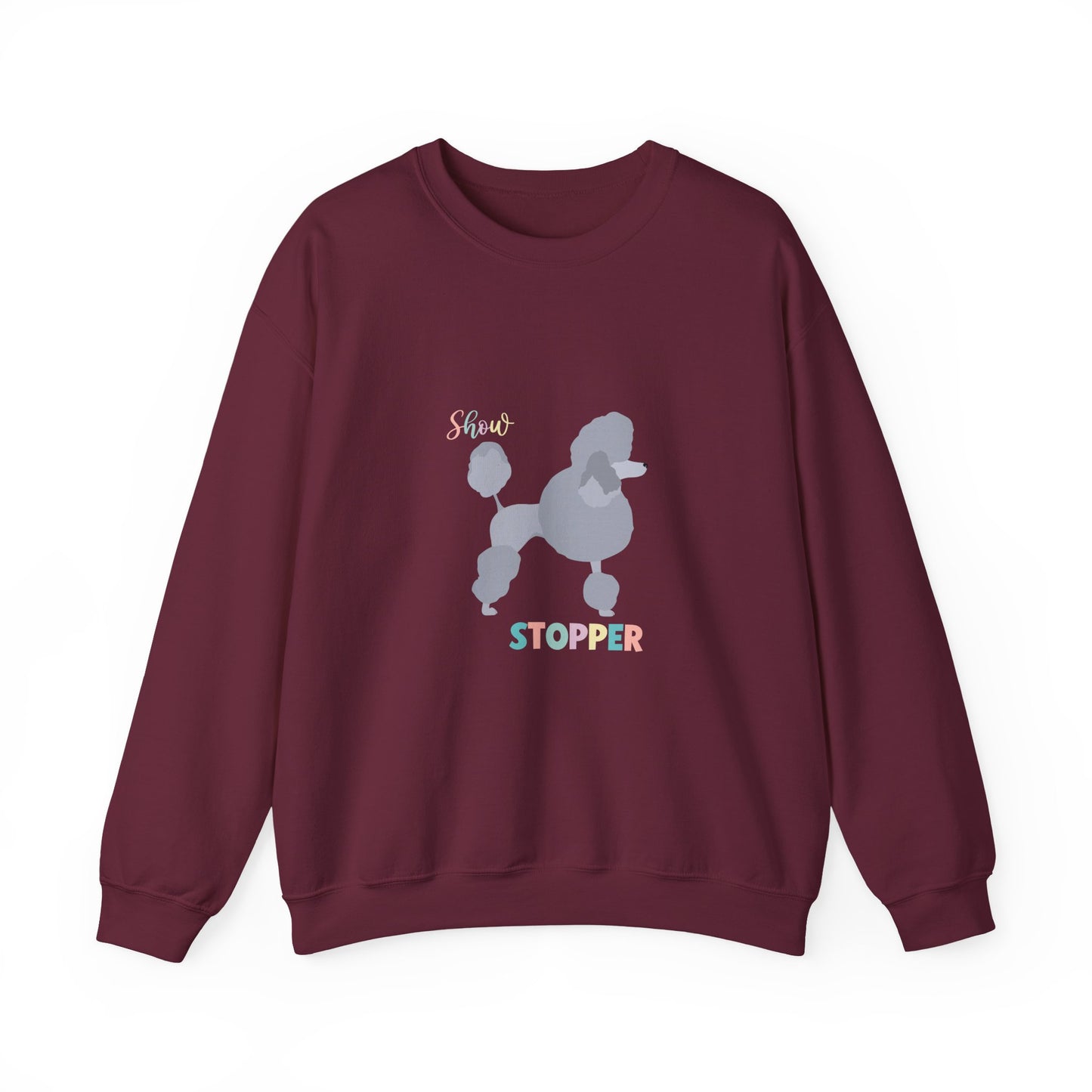Poodle Dog Unisex Heavy Blend Crewneck Sweatshirt