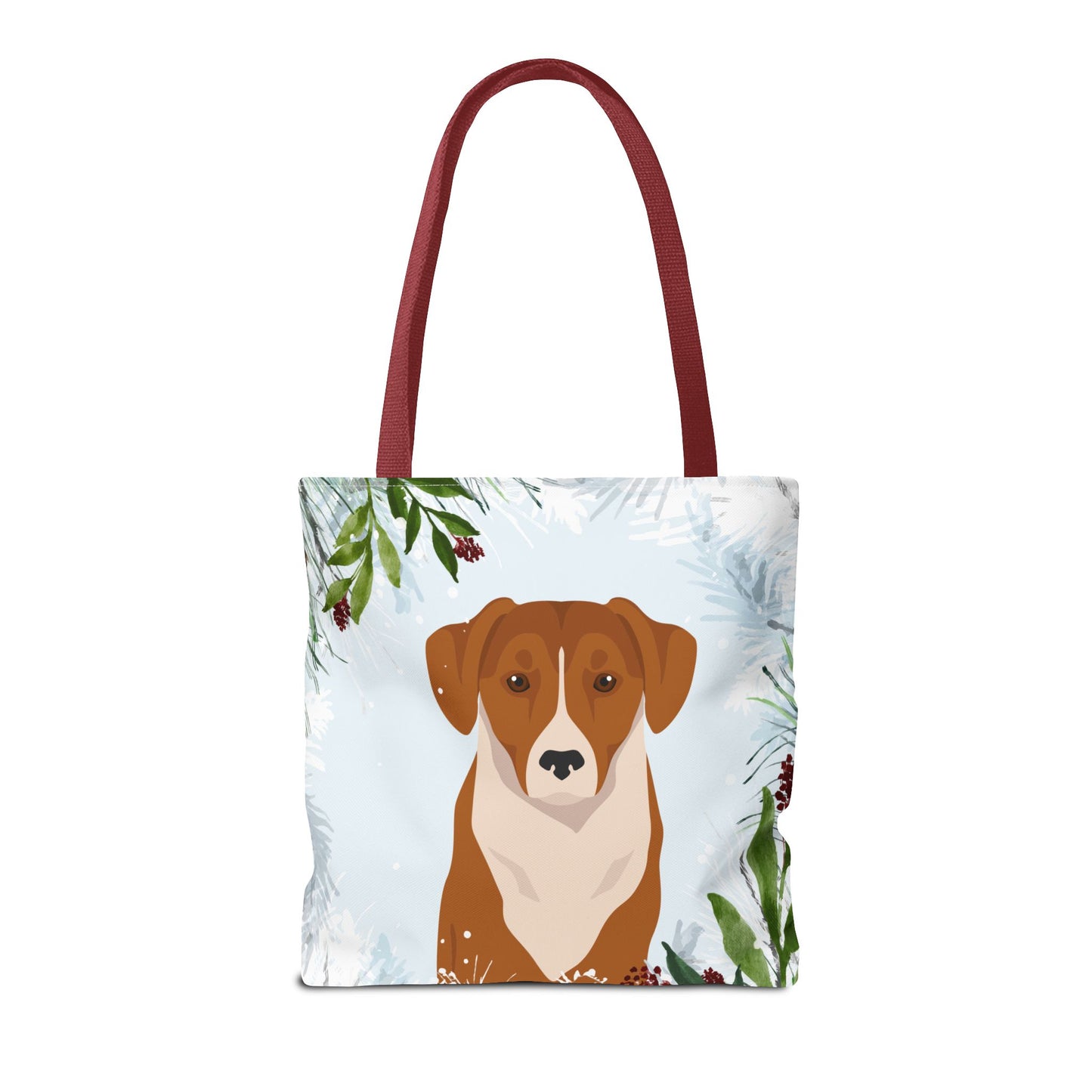 Austrian Pinscher Dog Christmas Holiday Tote Bag 16x16