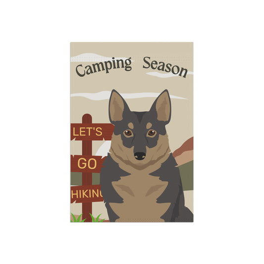 Swedish Vallhund Dog Camping Garden Flag