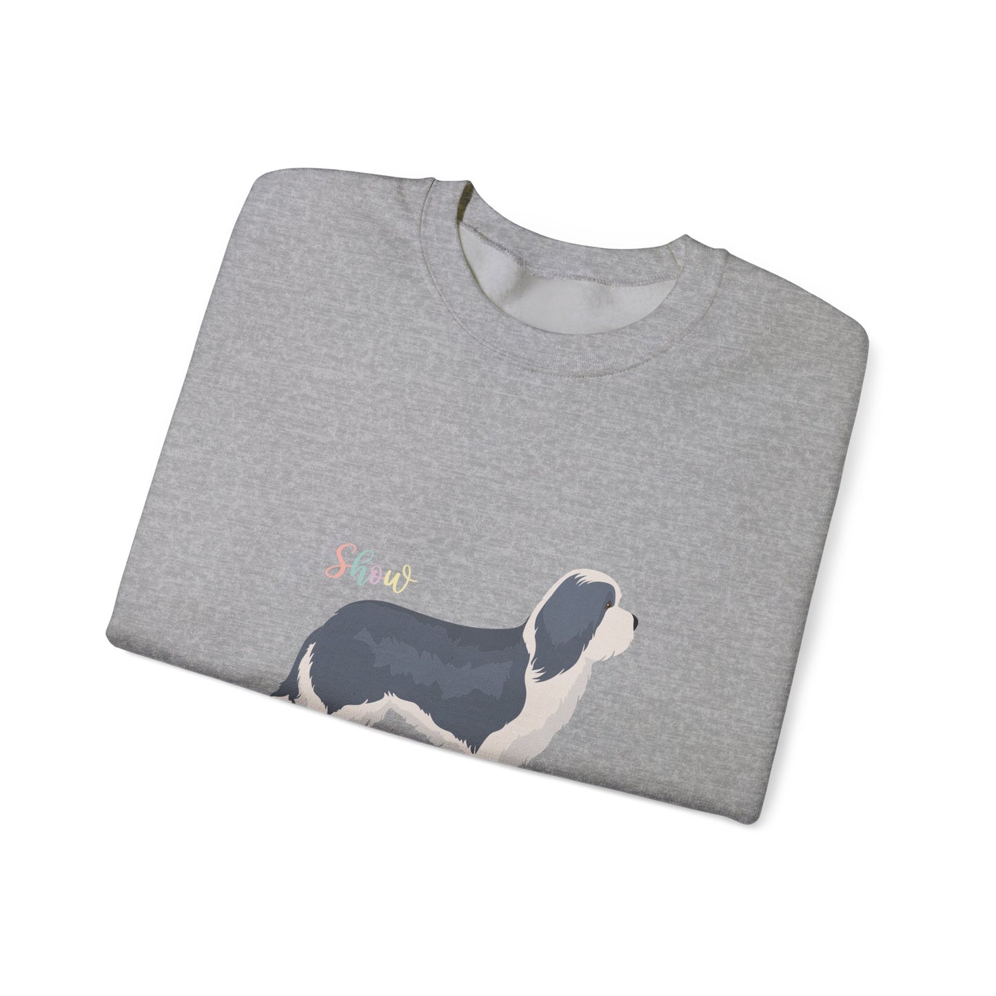 Bearded Collie Dog Unisex Heavy Blend Crewneck Sweatshirt