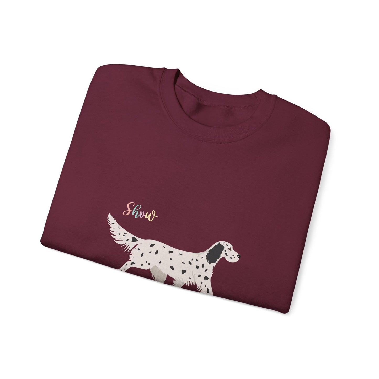 English Setter Dog Unisex Heavy Blend Crewneck Sweatshirt