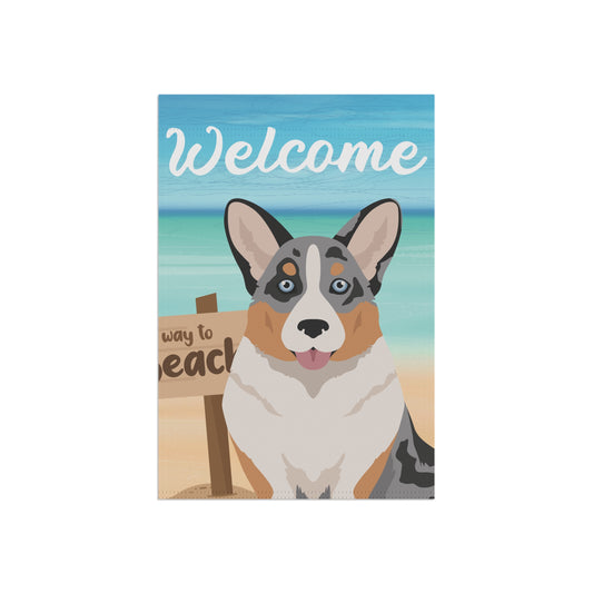 Cardigan Welsh Corgi Dog Garden Flag