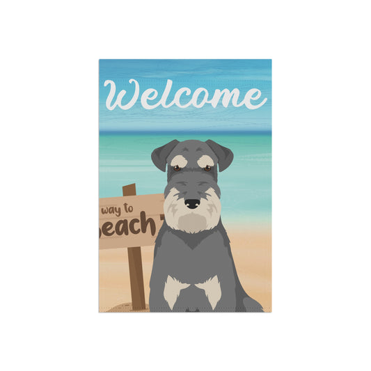 Schnauzer Dog Garden Flag