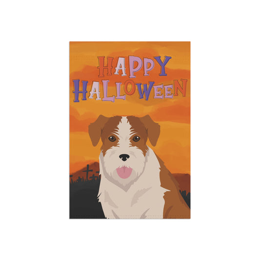 Kromfohrlander Dog Halloween Garden Flag