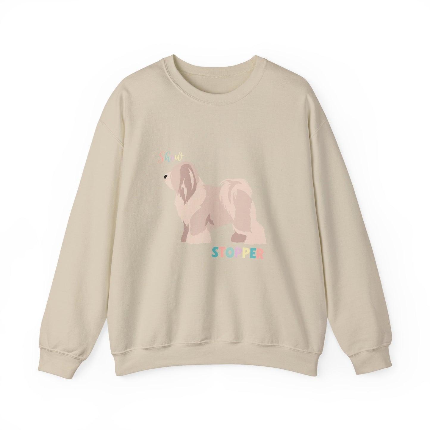 Tibetan Terrier Dog Unisex Heavy Blend Crewneck Sweatshirt