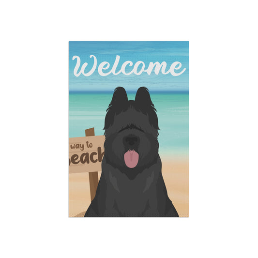 Briard Dog Garden Flag