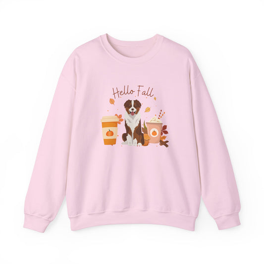 Australian Shepherd Dog Fall Halloween Unisex Heavy Blend Crewneck Sweatshirt