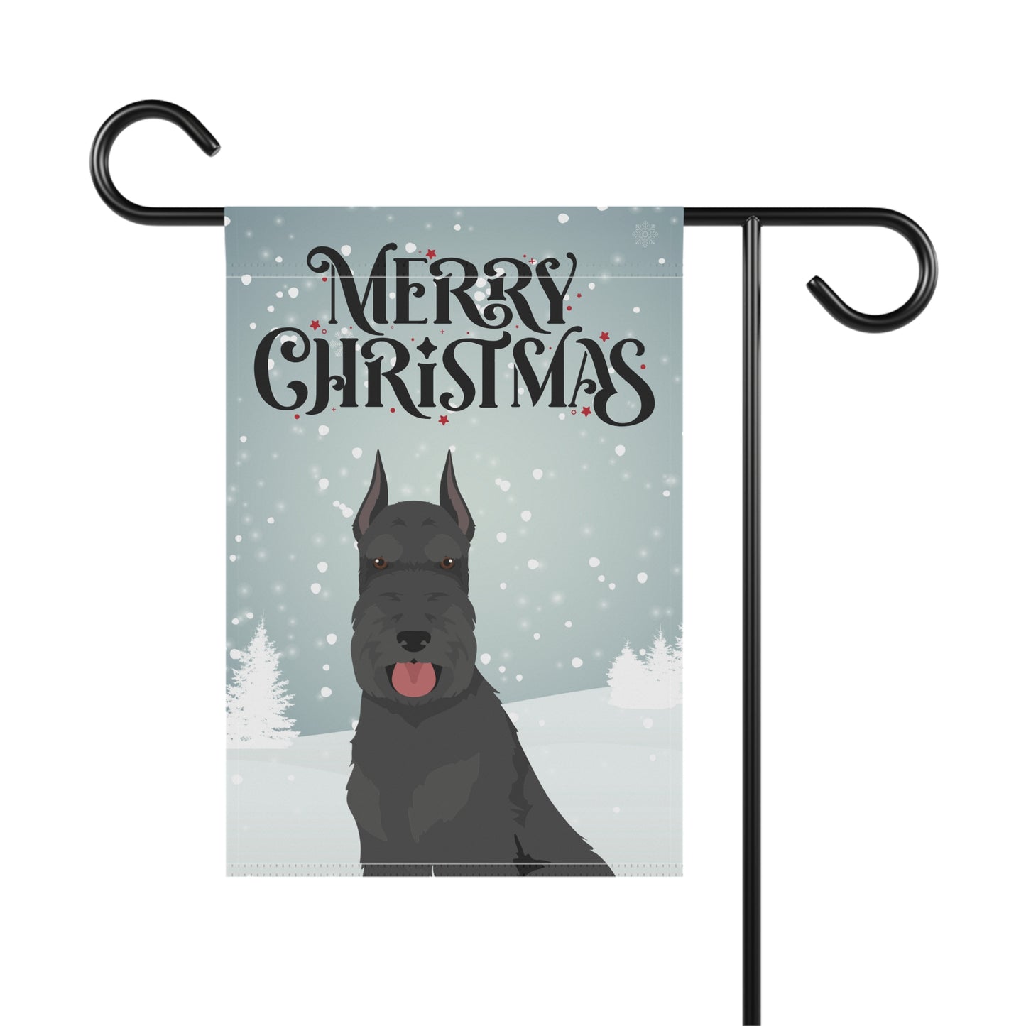 Schnauzer Dog Garden Flag