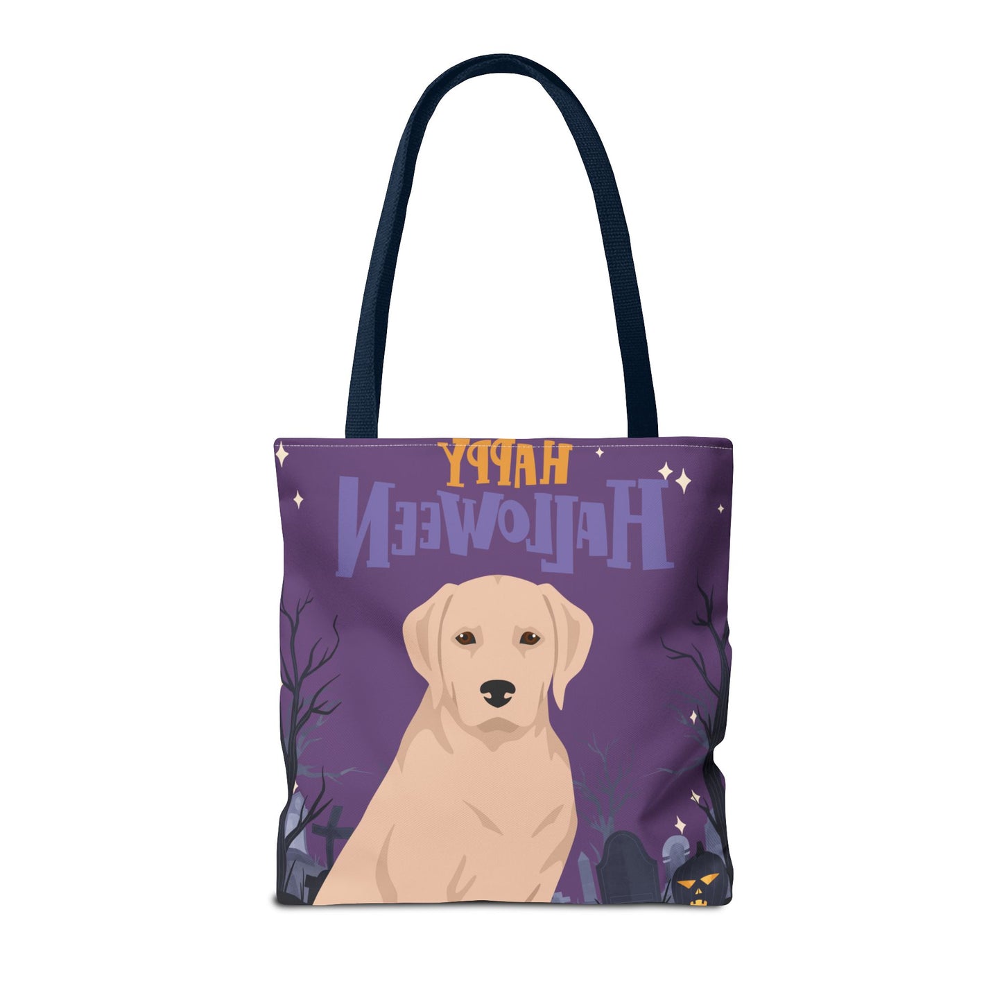 Labrador Retriever Dog Happy Halloween Tote Bag 16x16