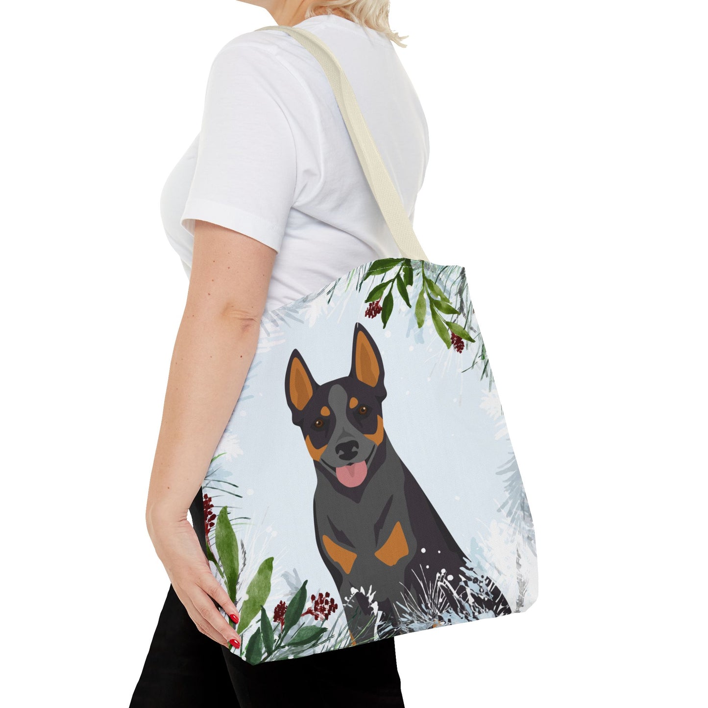 Australian Stumpy Tail Cattle Dog Dog Christmas Holiday Tote Bag 16x16