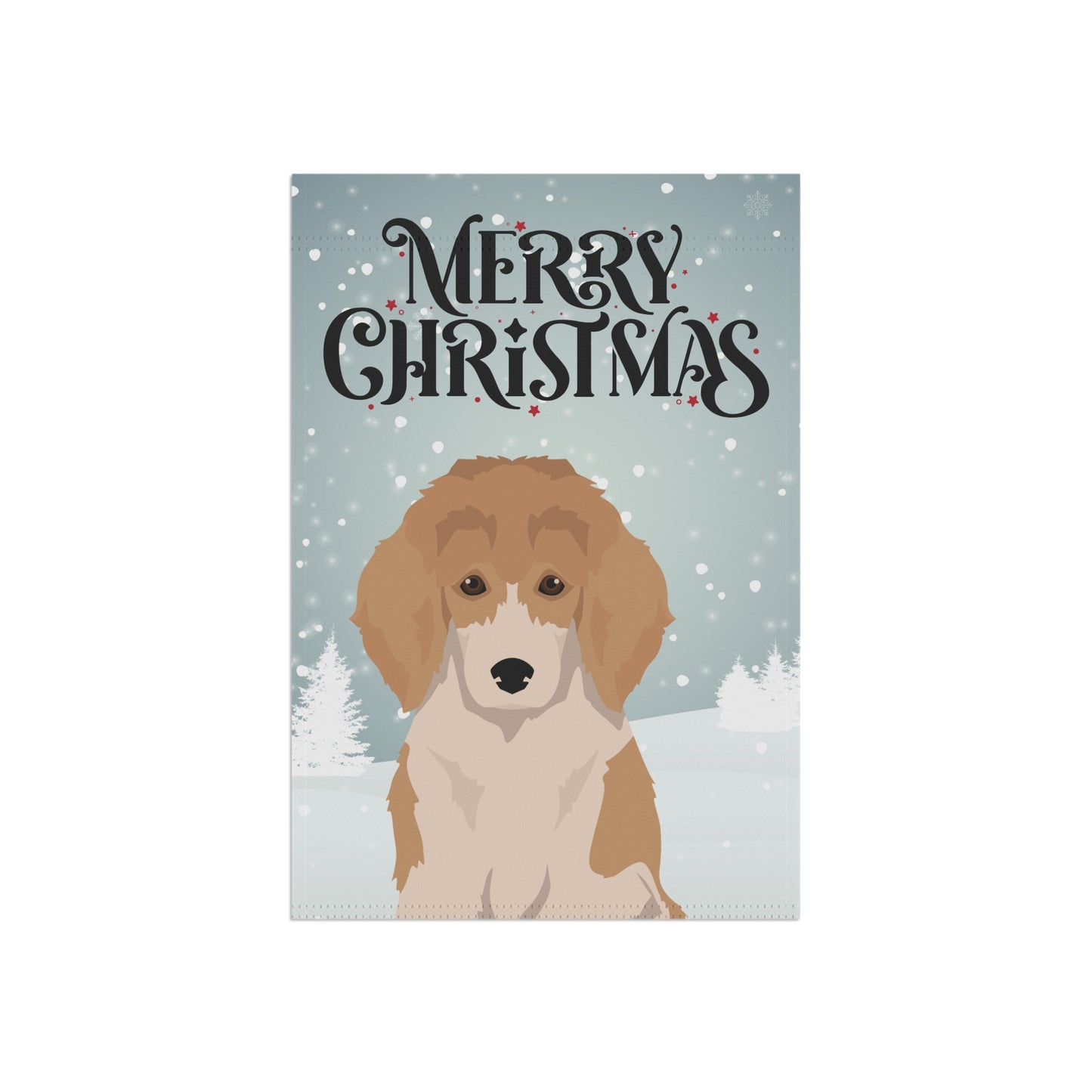 Standard Poodle Dog Garden Flag