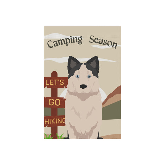 Yakutian Laika Dog Camping Garden Flag