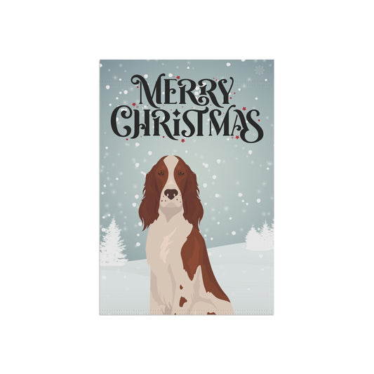 Irish Red and White Setter Dog Garden Flag