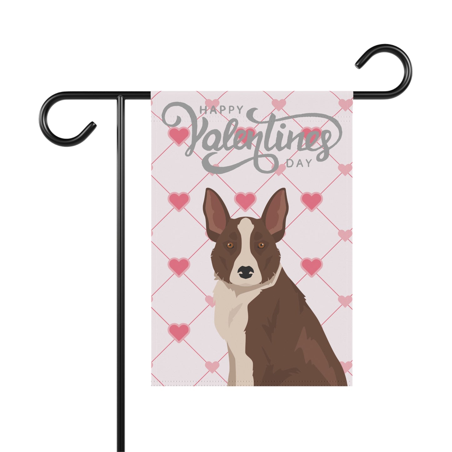 McNab Dog Valentines Day Garden Flag
