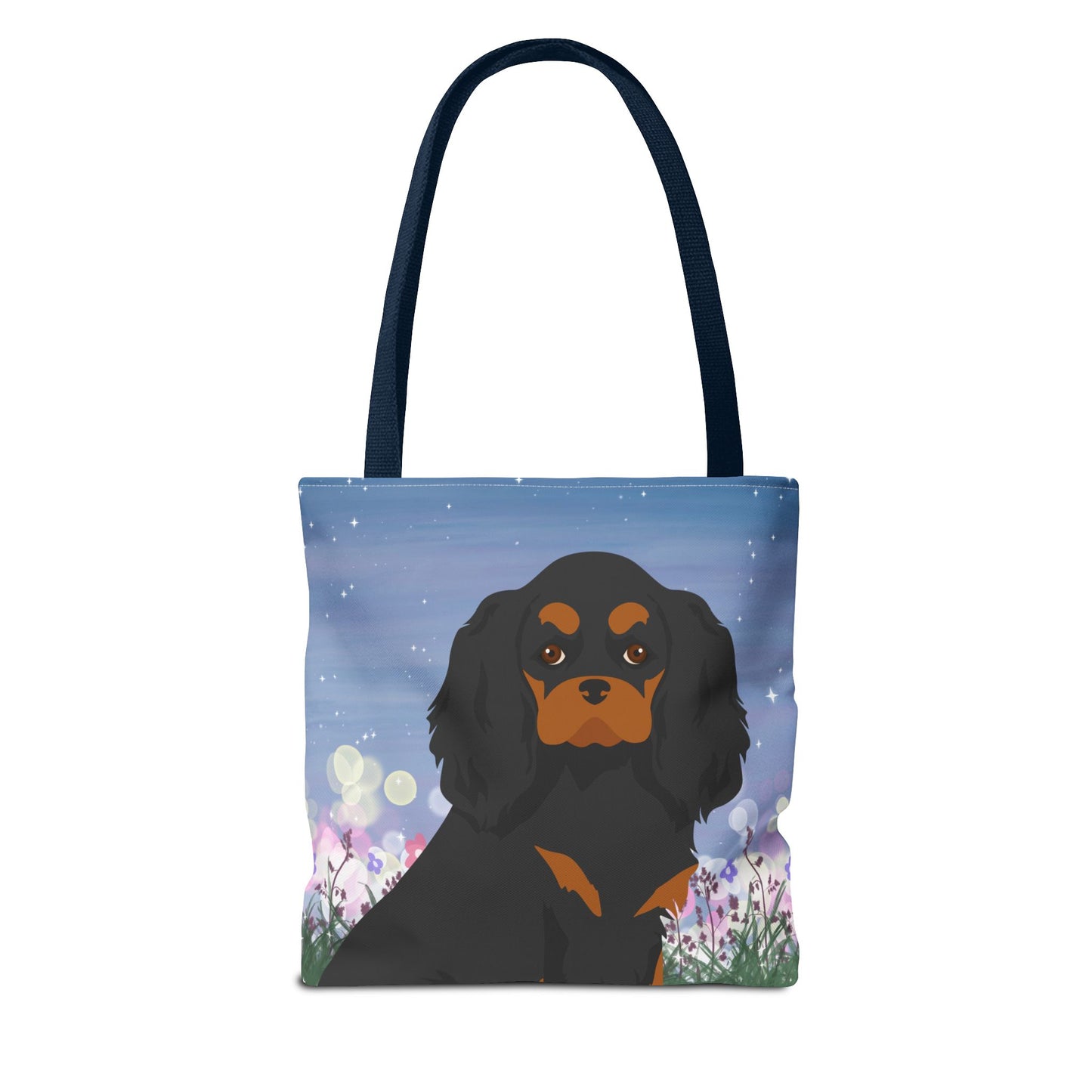 Cavalier King Charles Spaniel Dog Tote Bag 13x13