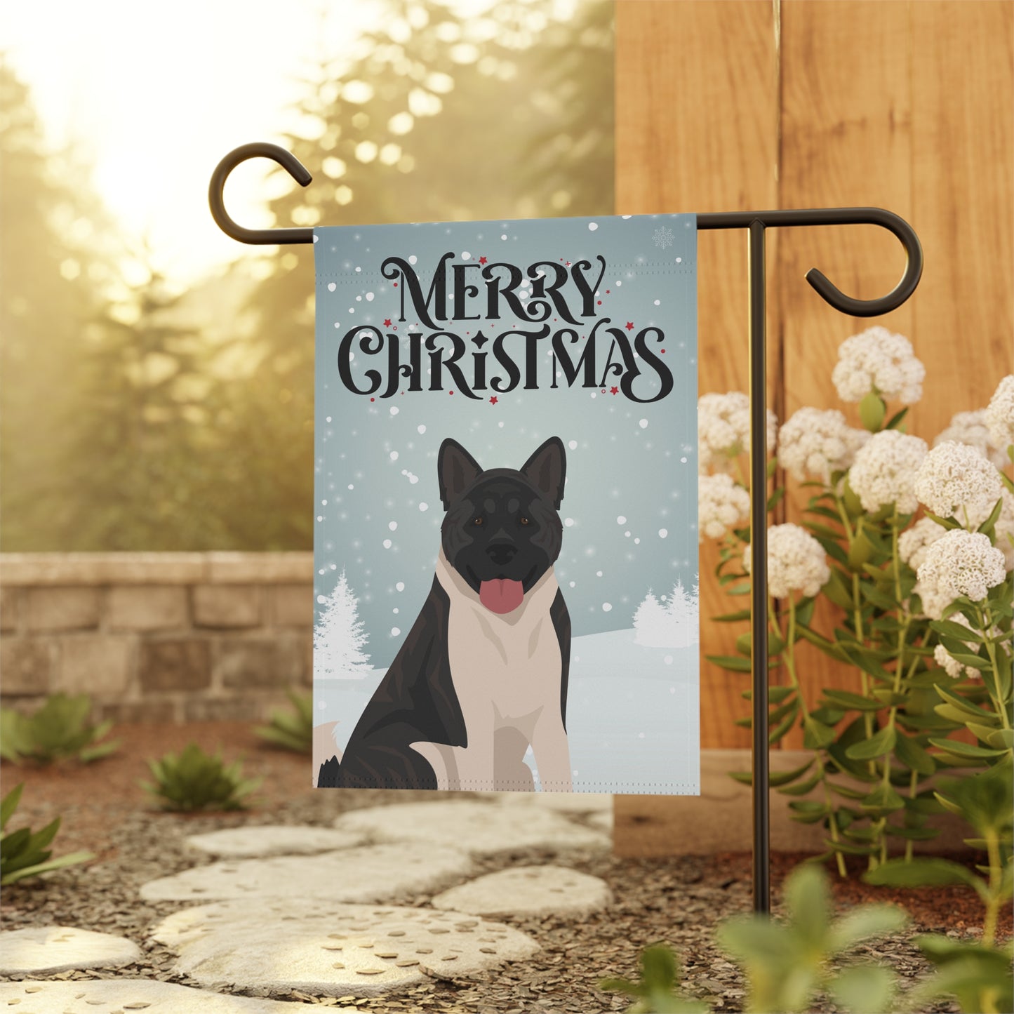 American Akita Dog Garden Flag
