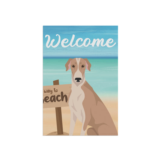 Greyhound Dog Garden Flag