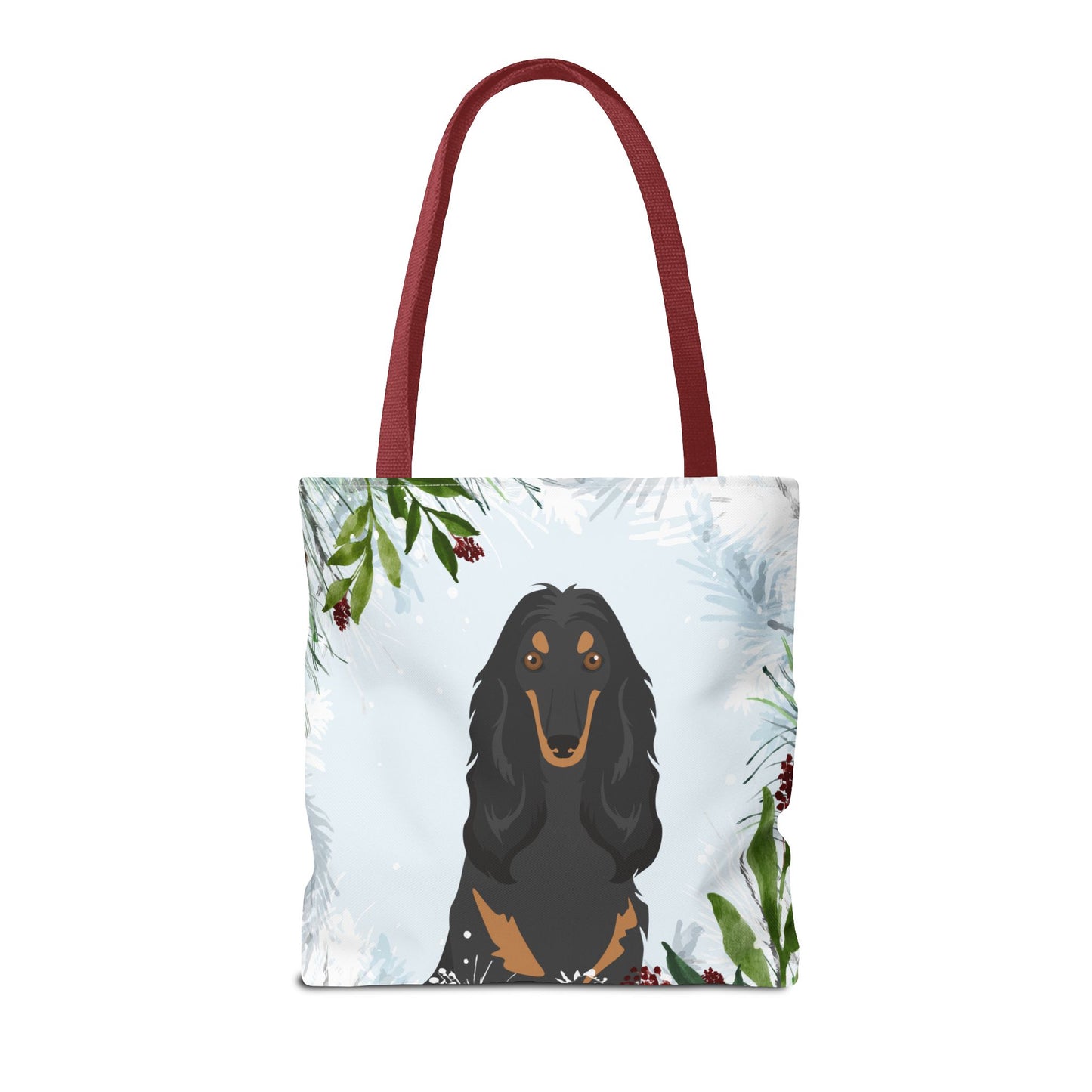 Afghan Hound Dog Christmas Holiday Tote Bag 16x16