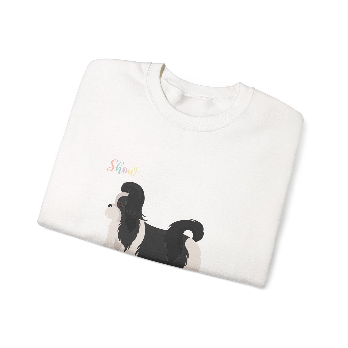 Shih Tzu Dog Unisex Heavy Blend Crewneck Sweatshirt