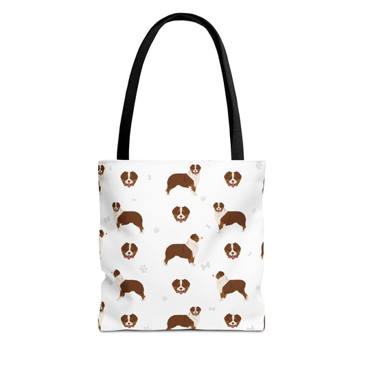 Australian Shepherd Dog Tote Bag, Aussie Dog Mom Gift
