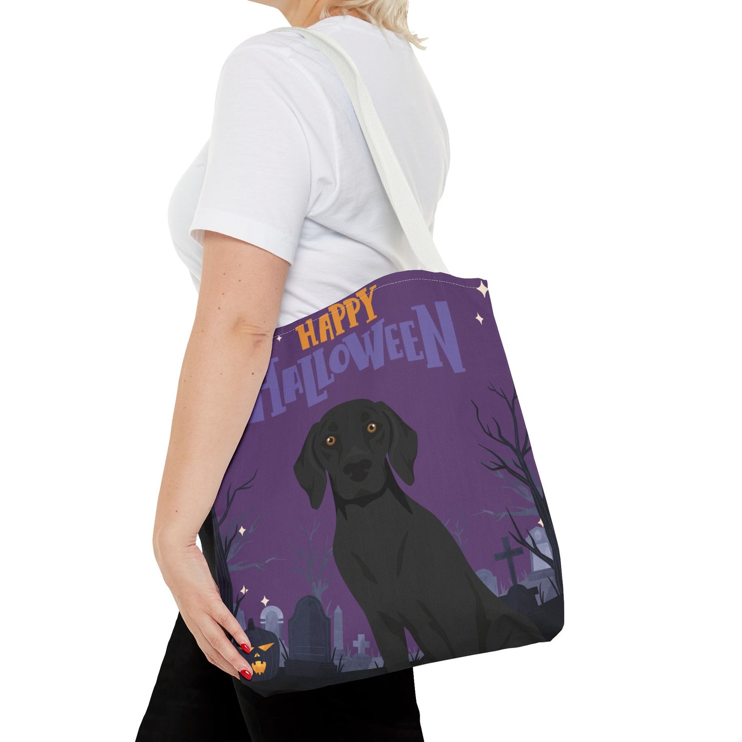 German Shorthaired Pointer Dog Happy Halloween Tote Bag 16x16