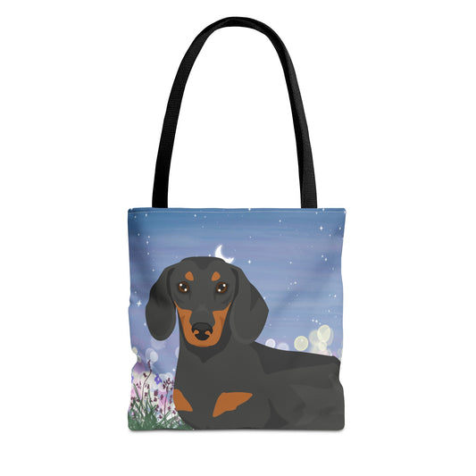 Dachshund Dog Tote Bag 13x13