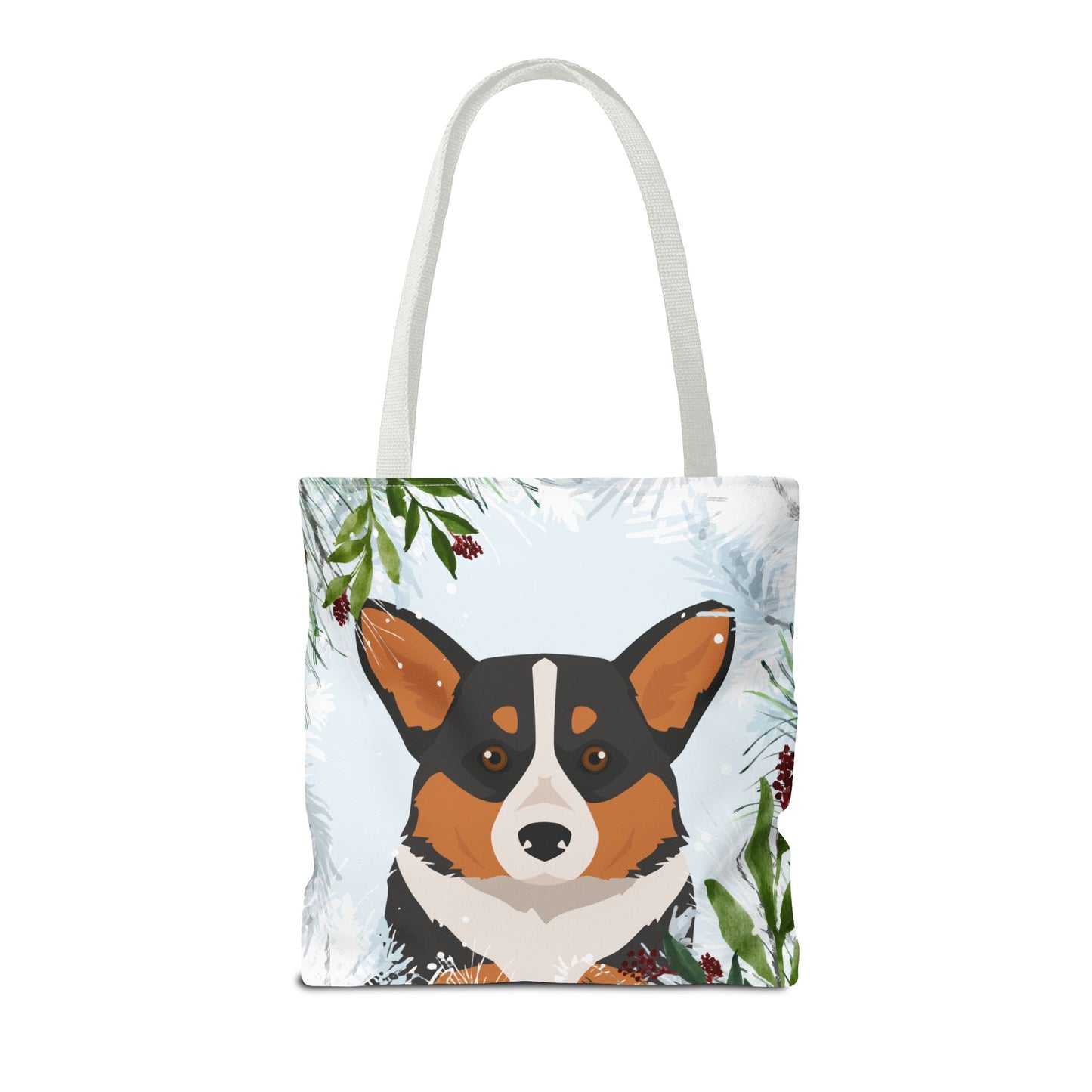 Pembroke Welsh Corgi Dog Christmas Holiday Tote Bag 16x16