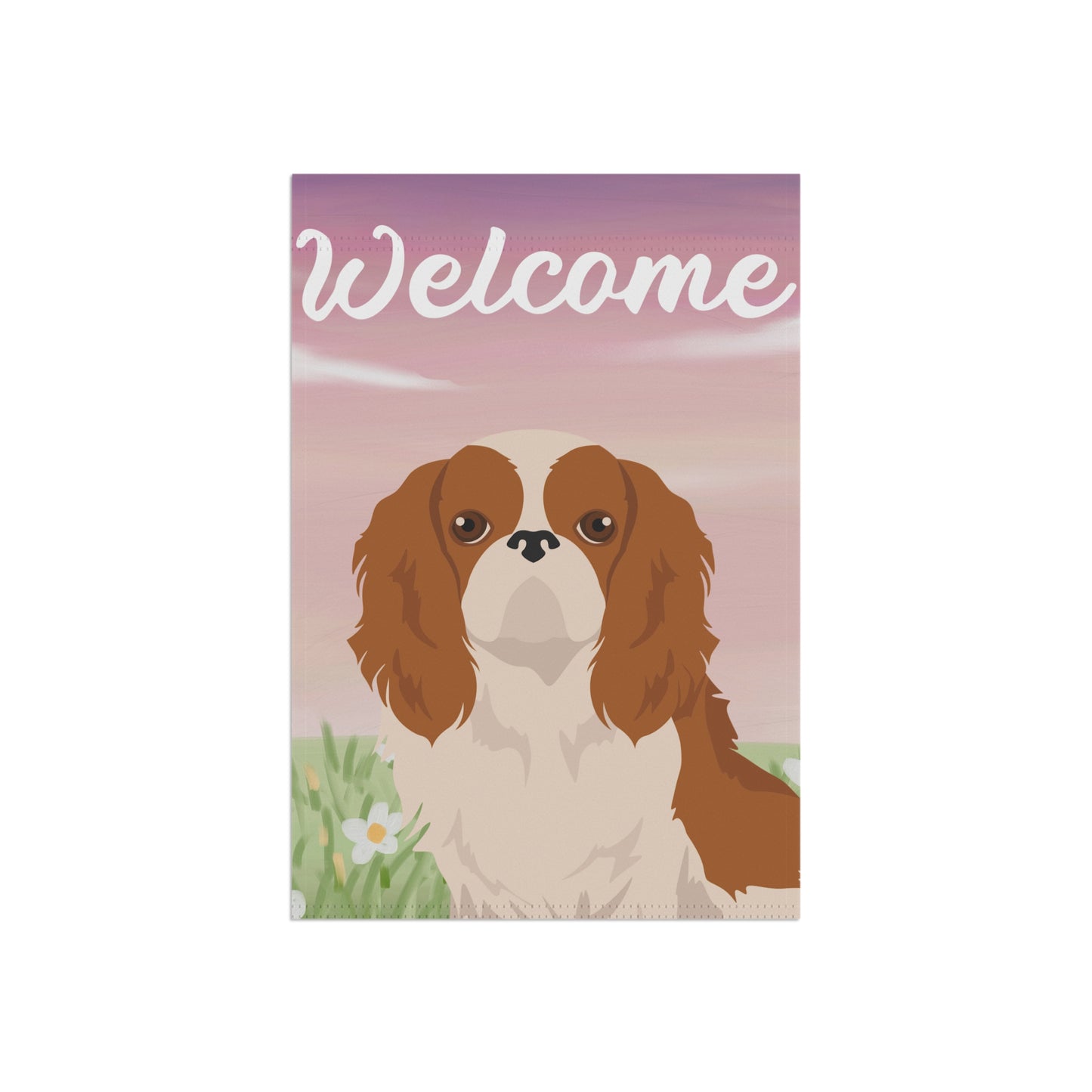 English Toy Dog Welcome Garden Flag