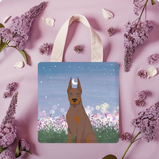 Dobermann Pinscher Dog Tote Bag 13x13