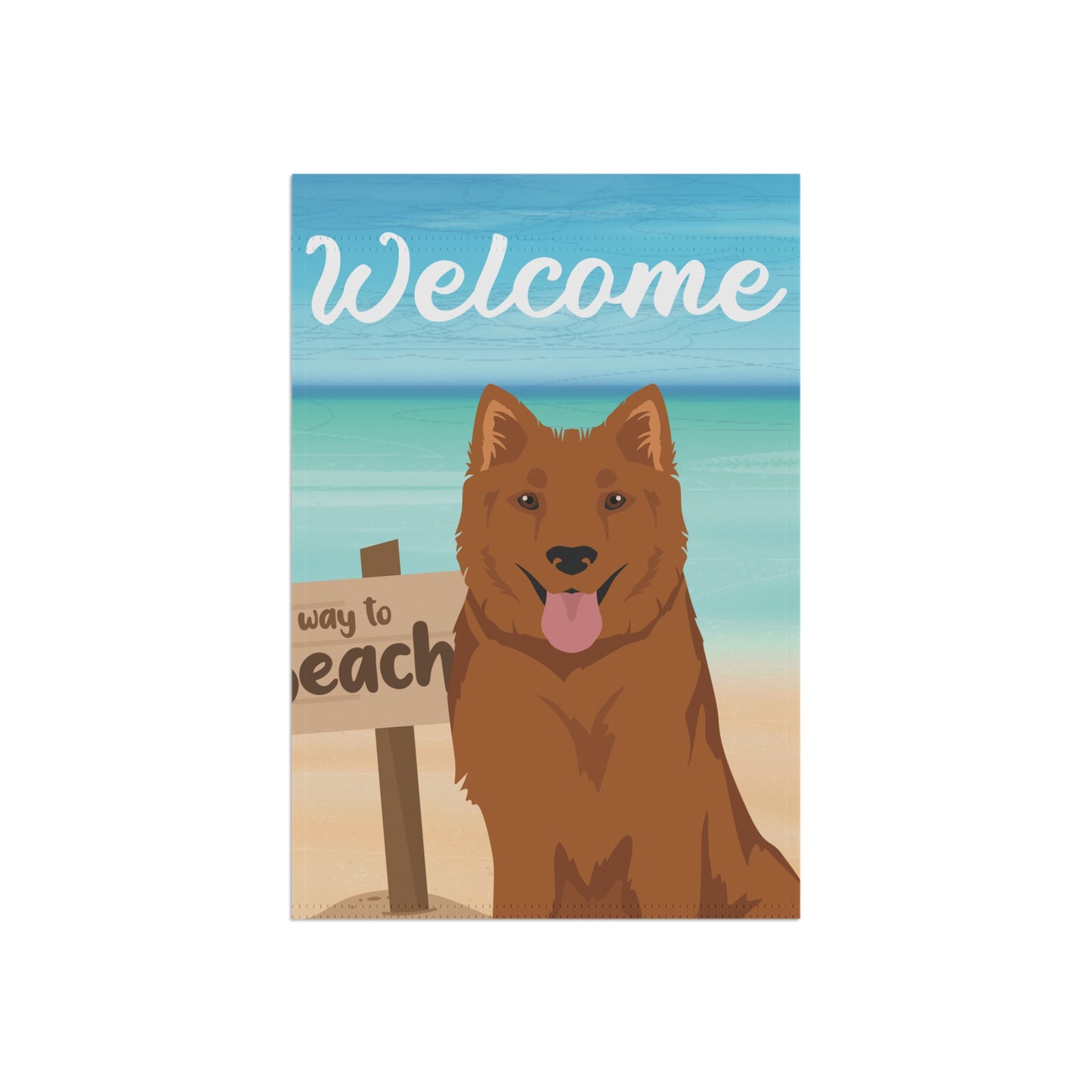 Kintamani Bali Dog Garden Flag