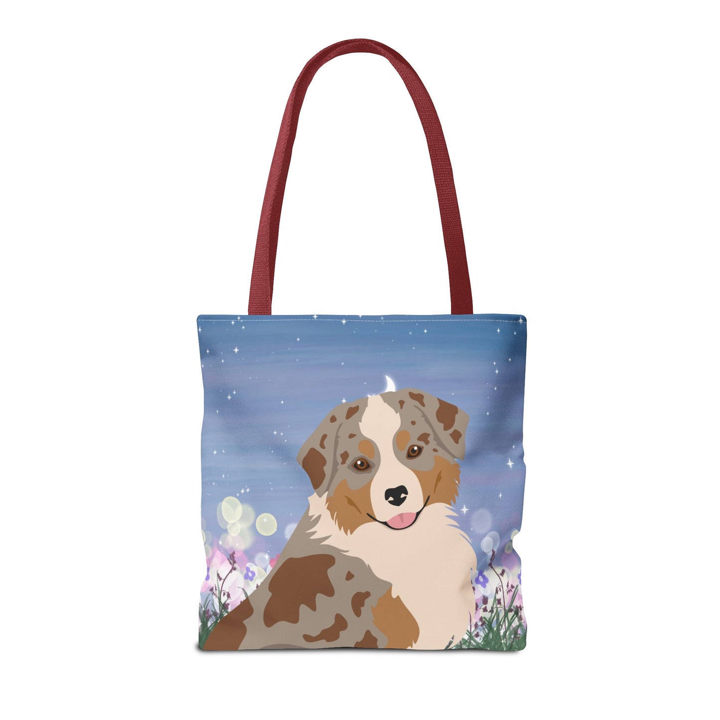 Miniature American Shepherd Dog Tote Bag 16x16