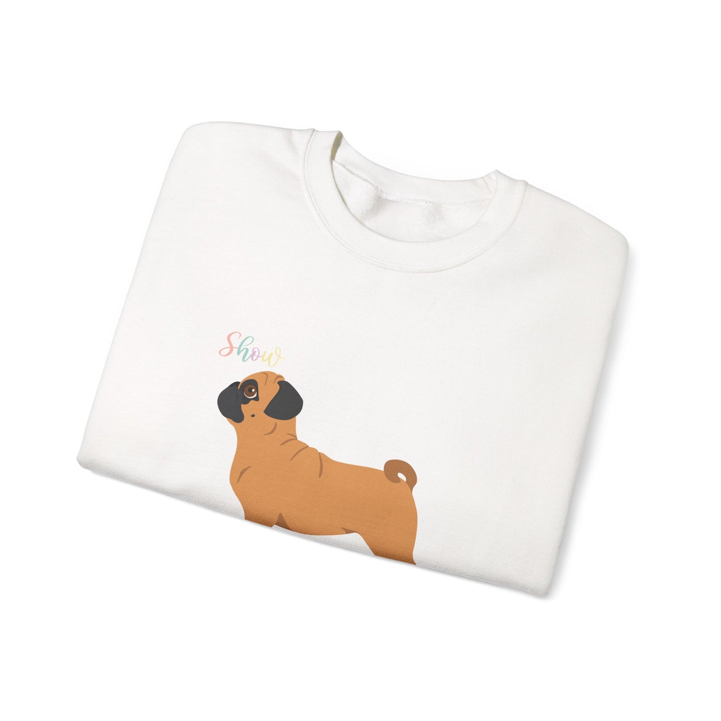 Pug Dog Unisex Heavy Blend Crewneck Sweatshirt
