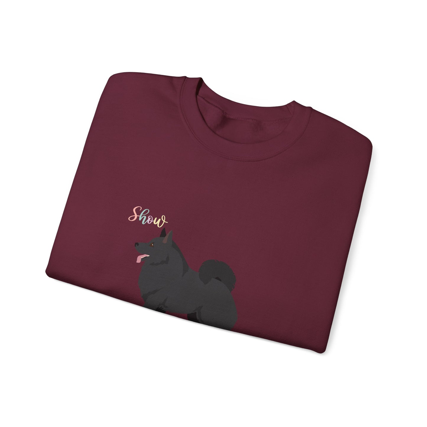 Schipperke Dog Unisex Heavy Blend Crewneck Sweatshirt