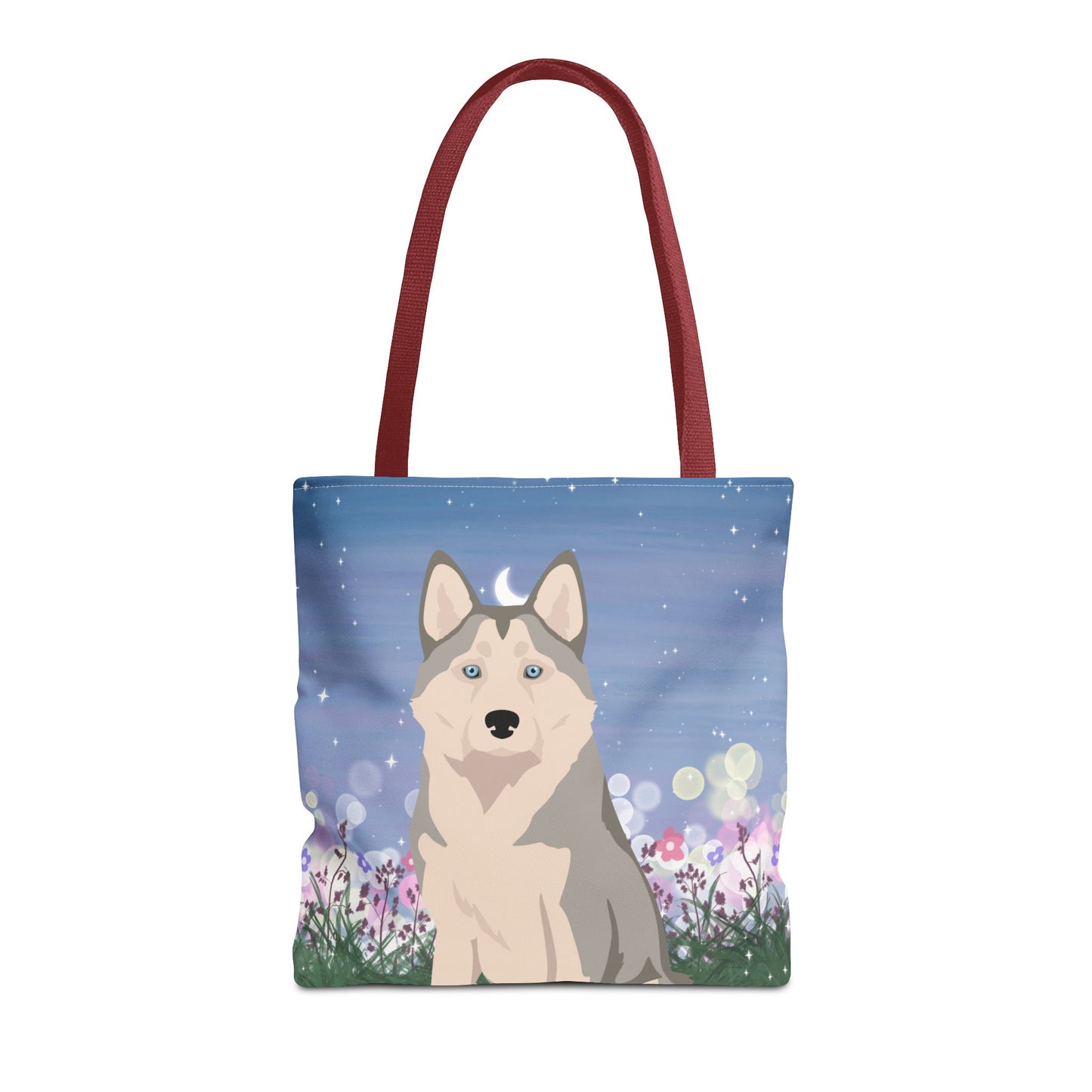 Alaskan Husky Dog Tote Bag 16x16