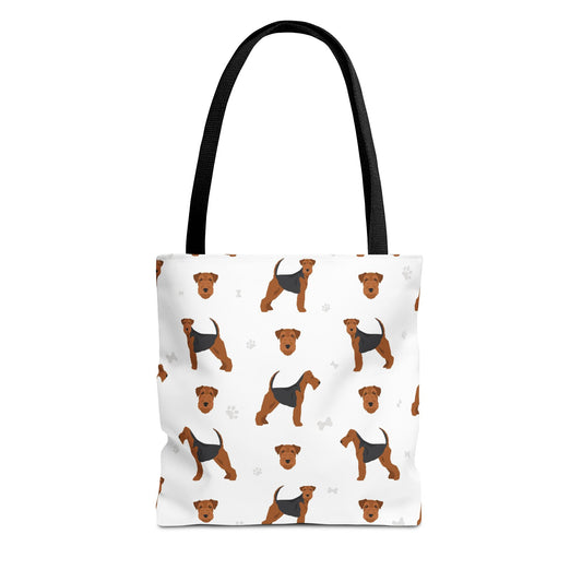 Welsh Terrier Dog Tote Bag, Welsh Terrier Dog Mom Gift