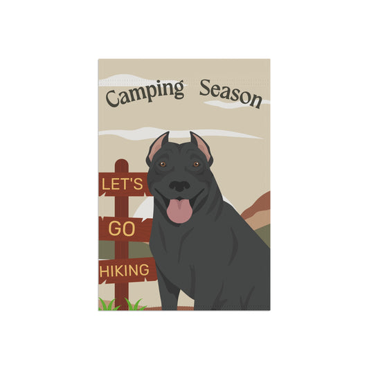 Pit Bull Dog Camping Garden Flag