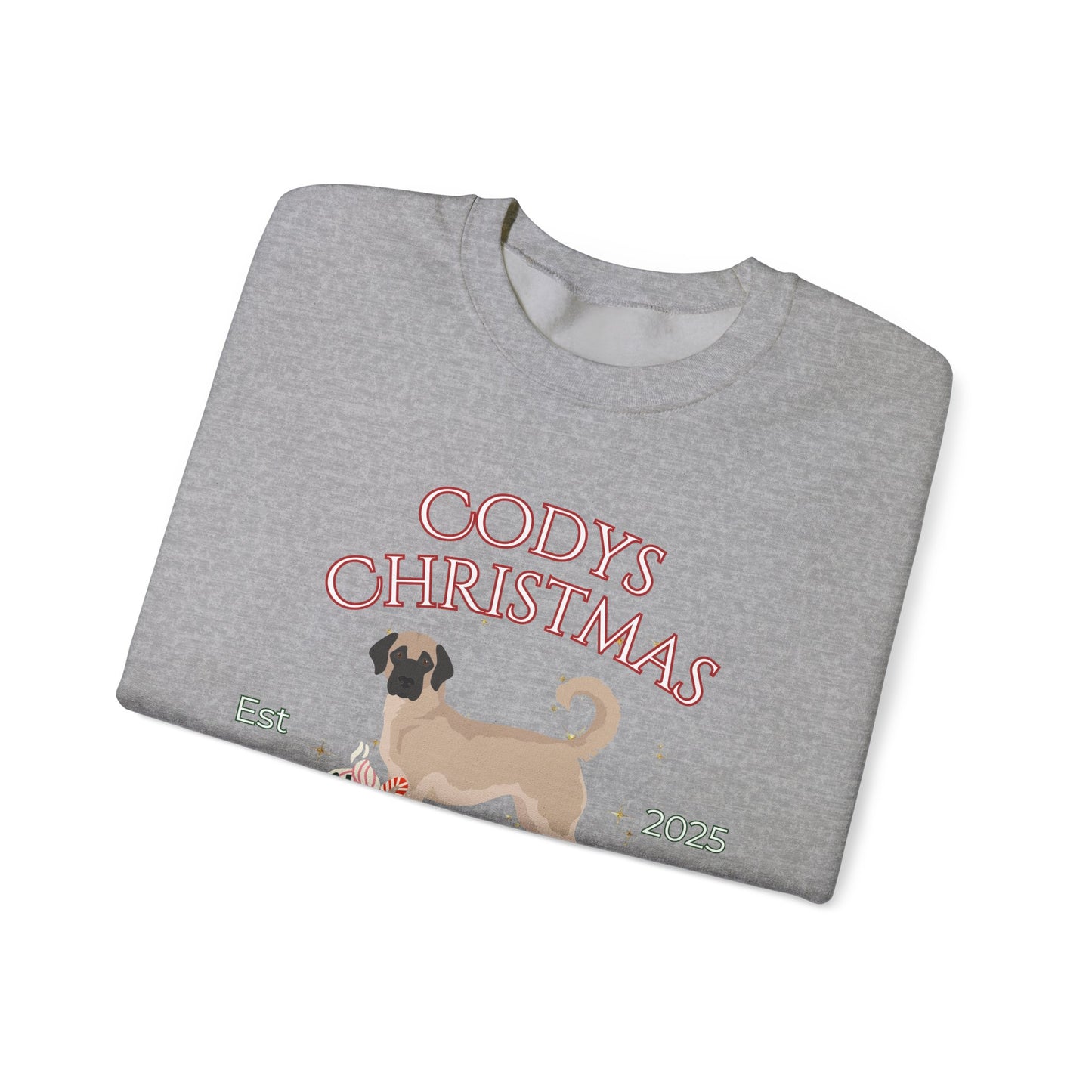 Anatolian Shepherd Dog Dog Christmas Social Club Unisex Heavy Blend Crewneck Sweatshirt Custom Name