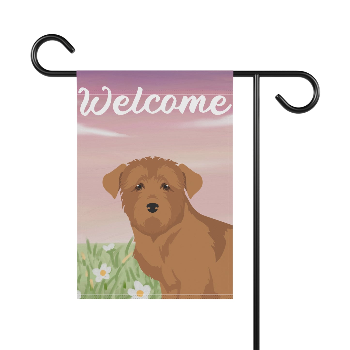 Glen Of Imaal Dog Welcome Garden Flag