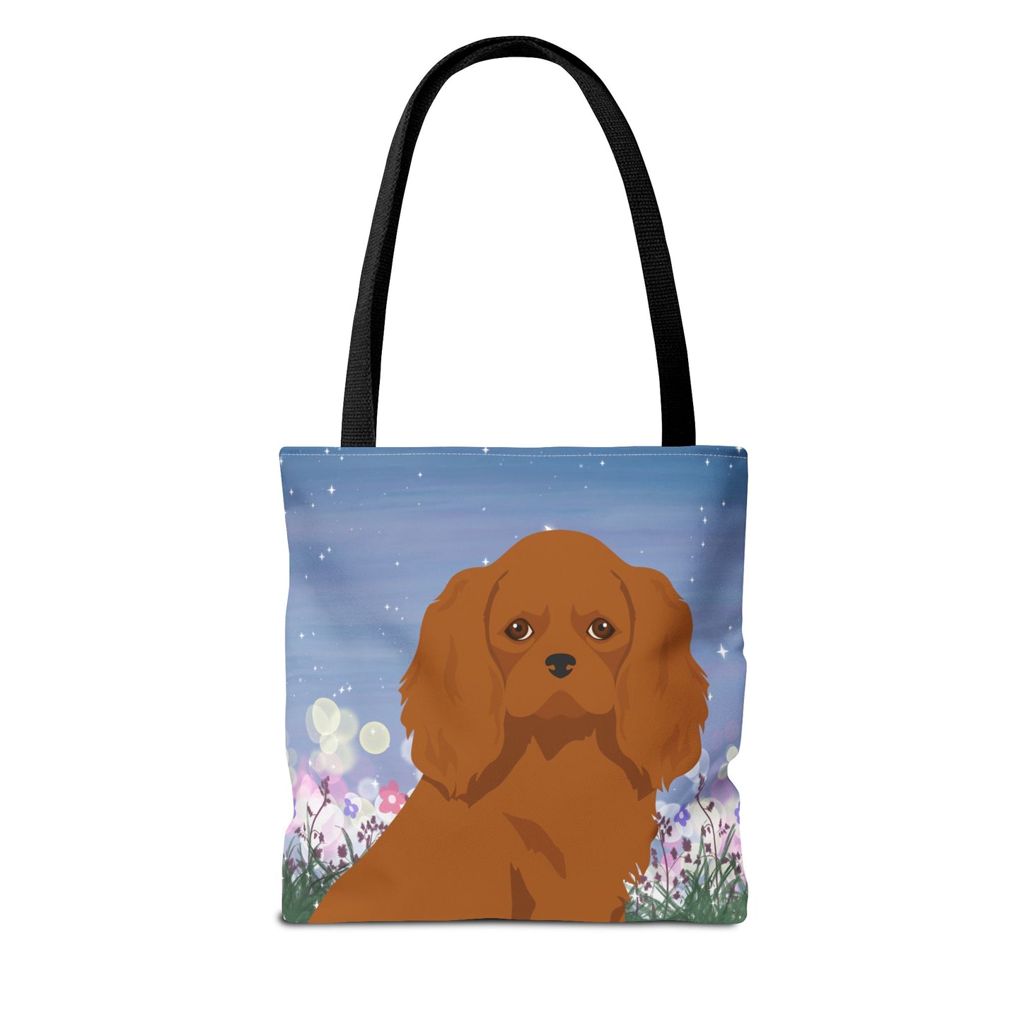 Cavalier King Charles Spaniel Dog Tote Bag 13x13